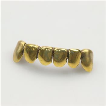 10kt Gold Teeth Caps