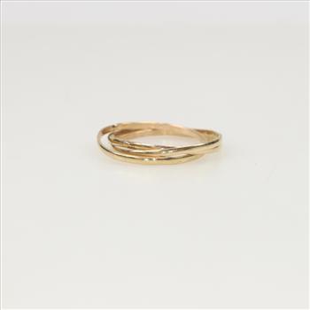10kt Gold Three Interlocking Bands