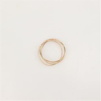 10kt Gold Three Interlocking Bands