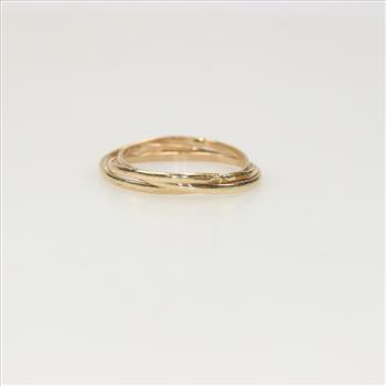 10kt Gold Three Interlocking Bands