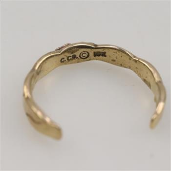 10kt Gold Toe Ring