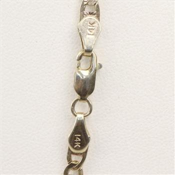 10kt Gold Tri-color Necklace