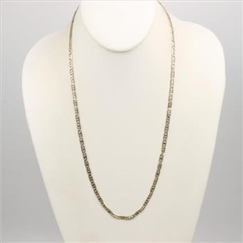 10kt Gold Tri-color Necklace