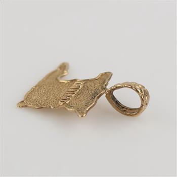 10kt Gold Trinidad Pendant