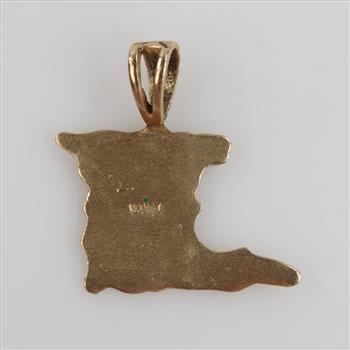 10kt Gold Trinidad Pendant