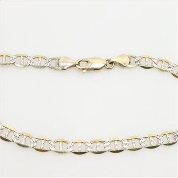 10kt Gold Two Tone Gold Bracelet