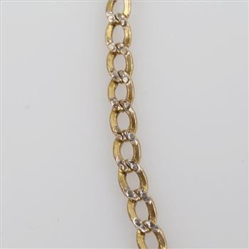 10kt Gold Two Tone Necklace