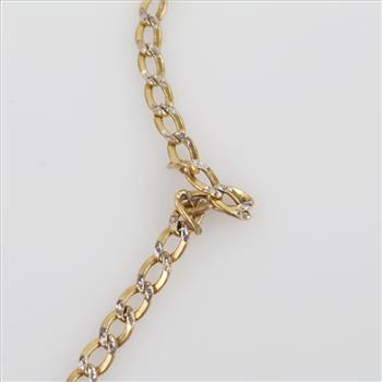 10kt Gold Two Tone Necklace