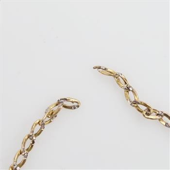 10kt Gold Two Tone Necklace