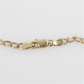 10kt Gold Two Tone Necklace