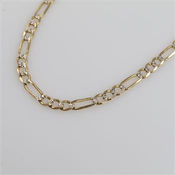 10kt Gold Two Tone Necklace