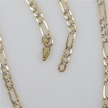10kt Gold Two Tone Necklace