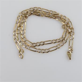 10kt Gold Two Tone Necklace