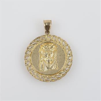 10kt Gold Two Tone Pendant