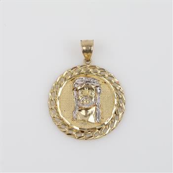 10kt Gold Two Tone Pendant