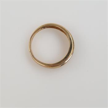 10kt Gold Two-tone Diamond Band