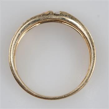 10kt Gold Two-tone Diamond Band