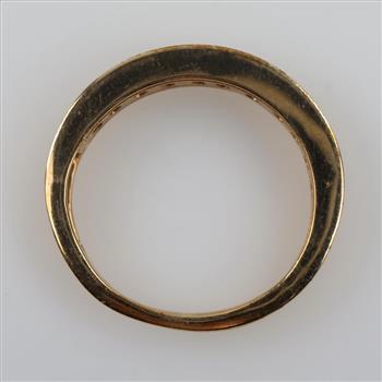 10kt Gold Two-tone Diamond Band