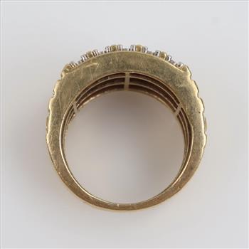 10kt Gold Two-tone Diamond Ring