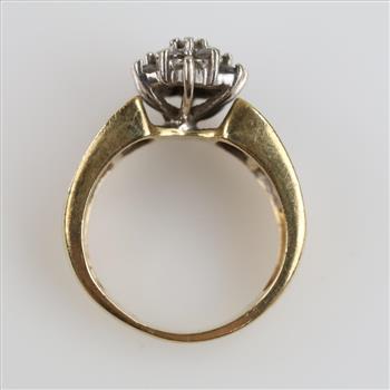 10kt Gold Two-tone Diamond Ring
