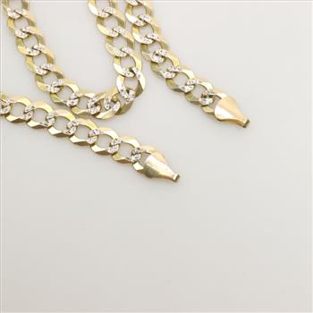 10kt Gold Two-Tone Gold Necklace