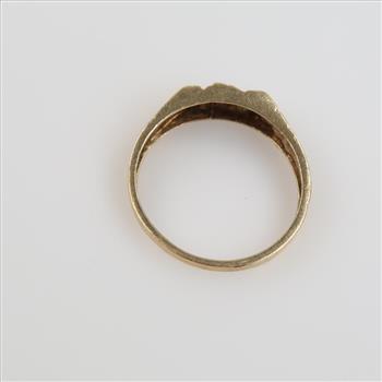 10kt Gold Two-tone Nugget Style Ring