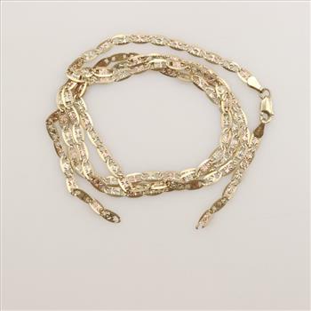 10Kt Gold Two-Toned Necklace