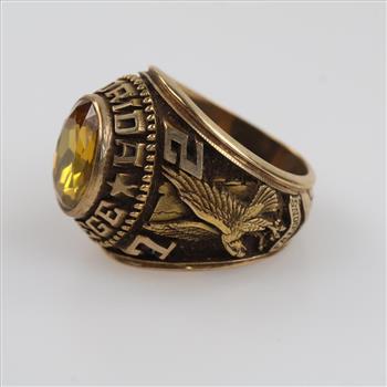 10kt Gold Yellow Stone Class Ring