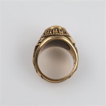 10kt Gold Yellow Stone Class Ring