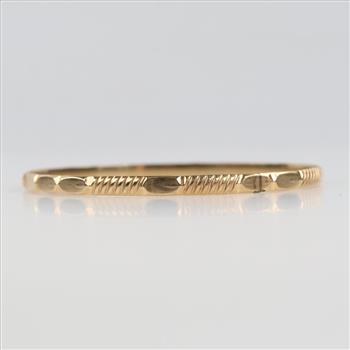 10kt GP Bangle Bracelet