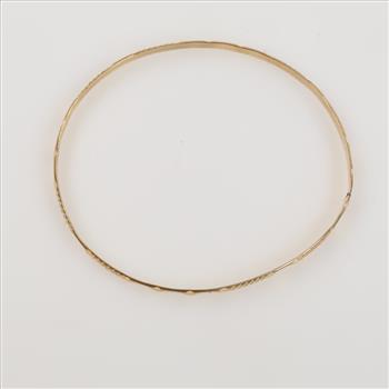 10kt GP Bangle Bracelet