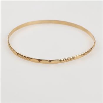 10kt GP Bangle Bracelet