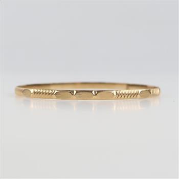 10kt GP Bangle Bracelet