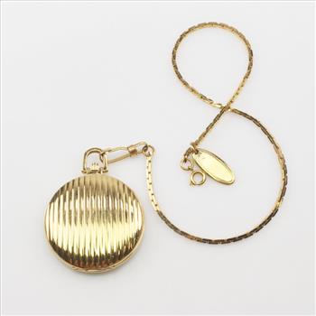 10kt GP Bulova Railroad Approved Pocket Watch