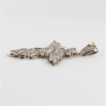10kt GP Clear Stone Pendant
