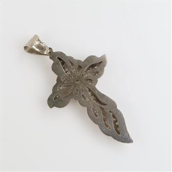 10kt GP Clear Stone Pendant