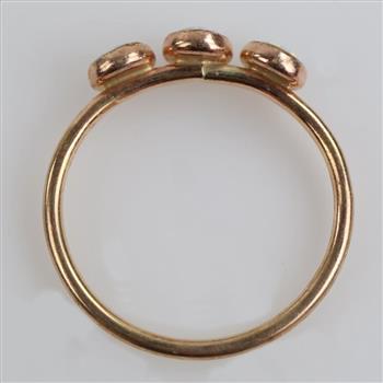 10kt GP Iridescent Stone Ring