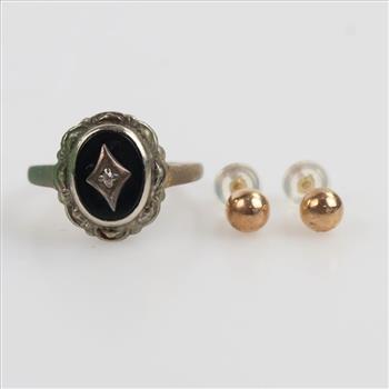 10kt GP Jewelry, 3 Pieces