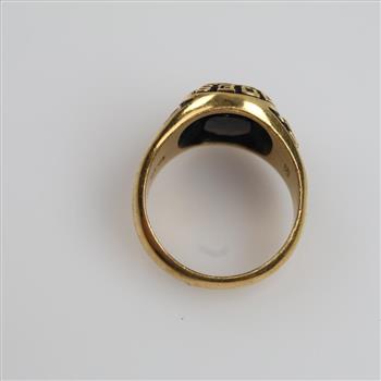 10kt GP Pink Stone Class Ring