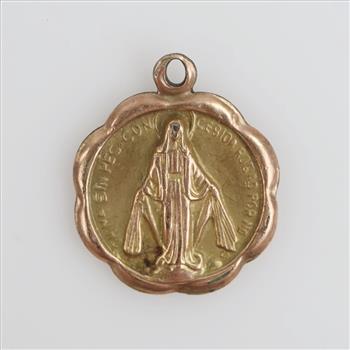 10kt GP Religious Pendant
