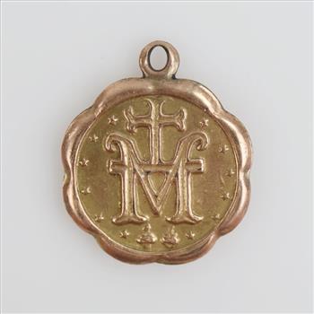 10kt GP Religious Pendant