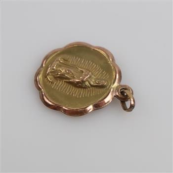 10kt GP Religious Pendant