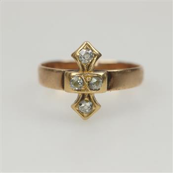 10kt Rose Gold Diamond Ring