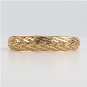 10kt Semi-hollow Gold Bracelet