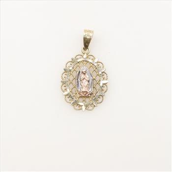 10kt Tri Color Gold Pendant