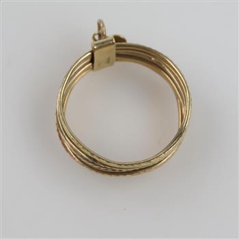 10kt Tri-Color Gold Milti Band Ring