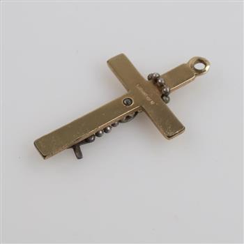 10kt Two Tone GF Religious Pendant