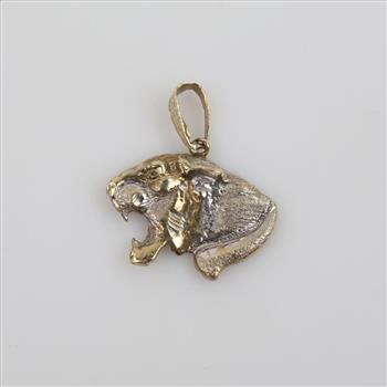 10kt Two Tone Gold Animal Pendant