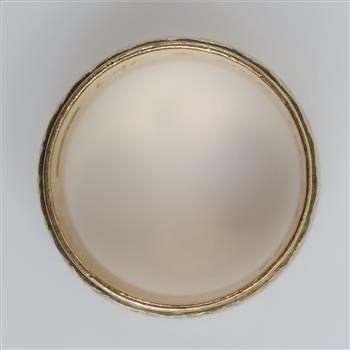 10kt Two Tone Gold Band