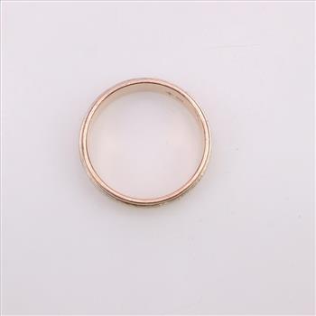 10kt Two Tone Gold Band